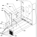 CABINET BACK Diagram and Parts List for BR22S6E P1196706W E Amana Refrigerator