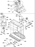 MACHINE COMPARTMENT ASSY Diagram and Parts List for BR22S6E P1196706W E Amana Refrigerator