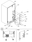 CABINET BACK Diagram and Parts List for SS21SL P1193802W L Amana Refrigerator