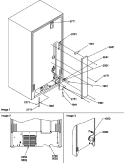 CABINET BACK Diagram and Parts List for SG19SW P1193702W W Amana Refrigerator