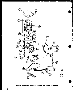 Section 3 Diagram and Parts List for LW1503 P7762118W W Amana Washer