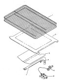 Part Location Diagram of 06497101 Whirlpool FLAME SPREADER