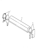 BACKGUARD ASSY Diagram and Parts List for RLN330UW P1143503N W Amana Cooktop