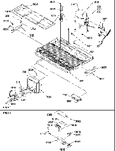 Machine Compartment Diagram and Parts List for SRDE327S3E-P1184906WE  Amana Refrigerator