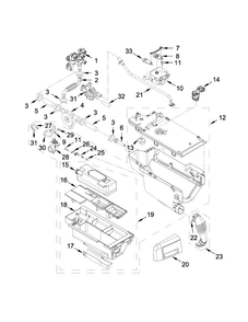 Part Location Diagram of W10566484 Whirlpool HOSE
