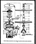 MOTOR Diagram and Parts List for DCR2251DOK  Amana Dishwasher