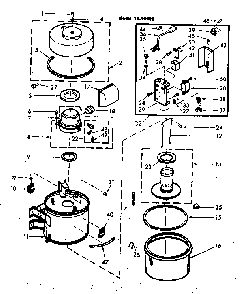 Unit Parts Diagram and Parts List for 11640400  Kenmore Central Vacuum
