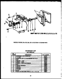 DETERGENT CUP Diagram and Parts List for DCR2251DOK  Amana Dishwasher