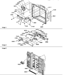 ICE & WATER CAV / ELEC BRKT & TOE GRILLE Diagram and Parts List for SRD20TPW P1190811W W Amana Refrigerator