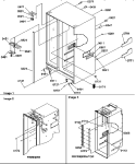 CABINET PARTS Diagram and Parts List for SRD22TPW P1190307W W Amana Refrigerator
