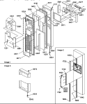FZ DOOR Diagram and Parts List for SXD322S2L P1305702W L Amana Refrigerator