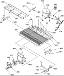 MACHINE COMPARTMENT Diagram and Parts List for SXD322S2L P1305702W L Amana Refrigerator