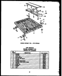 TOP DETAILS Diagram and Parts List for DCR2251DOK  Amana Dishwasher