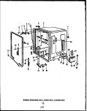Page 2 Diagram and Parts List for DUS204-19 DUS20419 Caloric Dishwasher