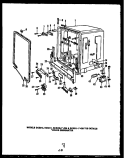 Page 4 Diagram and Parts List for DCR2251WOM DCR22501WOM Amana Dishwasher