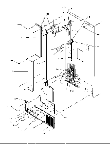 Cabinet Back Diagram and Parts List for TR22S4-P1196201WL  Amana Refrigerator