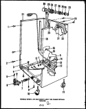 FRAME DETAILS Diagram and Parts List for DCR2251WOM DCR22501WOM Amana Dishwasher