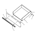 Part Location Diagram of 313757W Whirlpool NLAPANEL STORAGE DRAWER WHIT