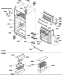 Part Location Diagram of 10433412 Whirlpool Center Hinge