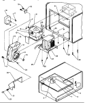 CAVITY Diagram and Parts List for EF73A1 P4020007701 Menumaster Microwave