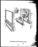 DOOR DETAILS Diagram and Parts List for DUS204-19 DUS20419 Caloric Dishwasher