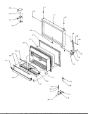 FZ DOOR Diagram and Parts List for TP19R3E P1181905W E Amana Refrigerator