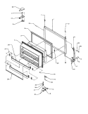 FZ DOOR Diagram and Parts List for TP21A3E P1181503W E Amana Refrigerator