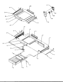 CABINET SHELVING Diagram and Parts List for TP19R3E P1181905W E Amana Refrigerator