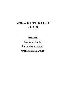 Optional parts (not included) Diagram and Parts List for YMED8630HC1  Maytag Dryer
