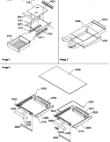 SHELVING ASSEMBLIES Diagram and Parts List for TG518SL P1180903W L Amana Refrigerator