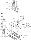 MACHINE COMPARTMENT Diagram and Parts List for TR525SW P1182804W W Amana Refrigerator