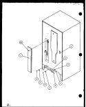 Page 8 Diagram and Parts List for BR20QBL P1125509W L Amana Refrigerator