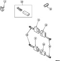 TERMINALS Diagram and Parts List for LE8317W2B PLE8317W2 B Amana Dryer