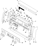 Part Location Diagram of Y0316661 Whirlpool SCREW, #8-32 X 3/8