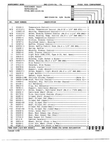 Fresh Food Compartment Page 2 Diagram and Parts List for 22484-OA  Admiral Refrigerator