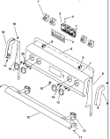 Part Location Diagram of 315940W Whirlpool ASS'Y, BKGD PNL & BRACE