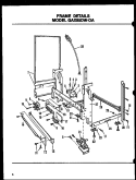Part Location Diagram of 80752 Whirlpool REAR BRACE