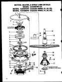 MOTOR Diagram and Parts List for GAX97DW MN02 Amana Dishwasher