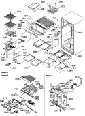 INTERIOR CABINET AND DRAIN BLOCK ASSY Diagram and Parts List for TR25VL P1196404W L Amana Refrigerator