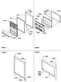 DOOR ASSEMBLIES Diagram and Parts List for TR25VL P1196404W L Amana Refrigerator