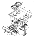 OPEN BNR Diagram and Parts List for SNP26ZZ0 P1142993NW Amana Range