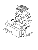 Part Location Diagram of 311712L Whirlpool PANEL, BROILER DRAWER, ALMOND