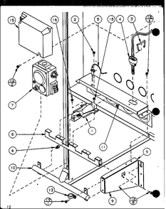 Section 7 Diagram and Parts List for GHI115A35C P6983133F Amana Heater