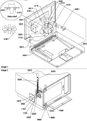 CAVITY ASSY Diagram and Parts List for FS20EVP P1185903M Menumaster Microwave