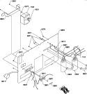 BACK PANEL ASSY Diagram and Parts List for FS20EVP P1185903M Menumaster Microwave