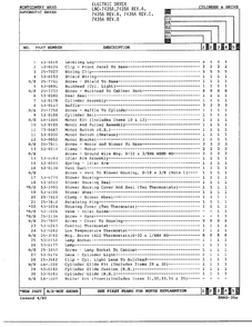Cylinder And Drive Page 2 Diagram and Parts List for 7435A  Norge Dryer