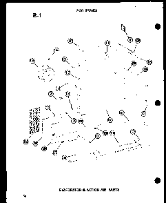 Section 14 Diagram and Parts List for 212-2JM P54655-65R Amana Air Conditioner