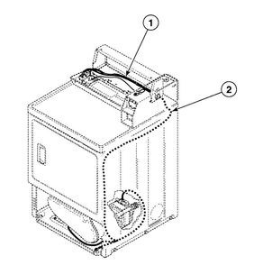 Harnesses Diagram and Parts List for SDE807QF  Speed Queen Dryer