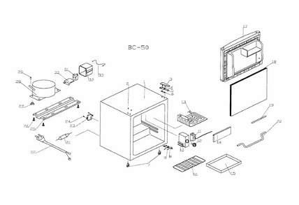 Part Location Diagram of 502901040002 Maytag Refrigerator shelf