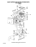 Part Location Diagram of 23004242 Whirlpool DISPENSER